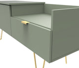 Hong Kong TV Console Unit with Gold Hairpin Legs