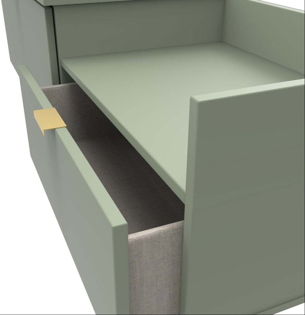 Hong Kong TV Console Unit with Gold Hairpin Legs