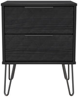 Harlequin 4 Piece Bedroom Set with Black Hairpin Legs