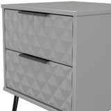 Harlequin 4 Piece Bedroom Set with Black Hairpin Legs