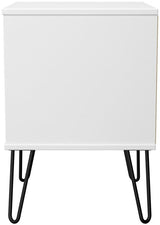 Harlequin 4 Piece Bedroom Set with Black Hairpin Legs