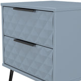 Harlequin 4 Piece Bedroom Set with Black Hairpin Legs