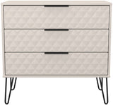 Harlequin 4 Piece Bedroom Set with Black Hairpin Legs