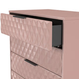 Harlequin 3 Piece Bedroom Set with Black Hairpin Legs