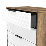 Harlequin 3 Piece Bedroom Set with Black Hairpin Legs