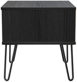 Harlequin 4 Piece Bedroom Set with Black Hairpin Legs