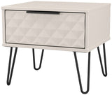 Harlequin 4 Piece Bedroom Set with Black Hairpin Legs