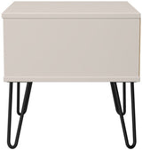 Harlequin 4 Piece Bedroom Set with Black Hairpin Legs