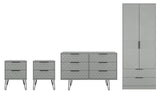 Harlequin 4 Piece Bedroom Set with Black Hairpin Legs