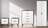 Harlequin 4 Piece Bedroom Set with Black Hairpin Legs