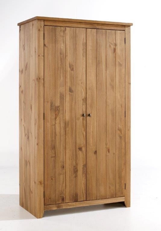 Havana Pine 2 Door Wardrobe