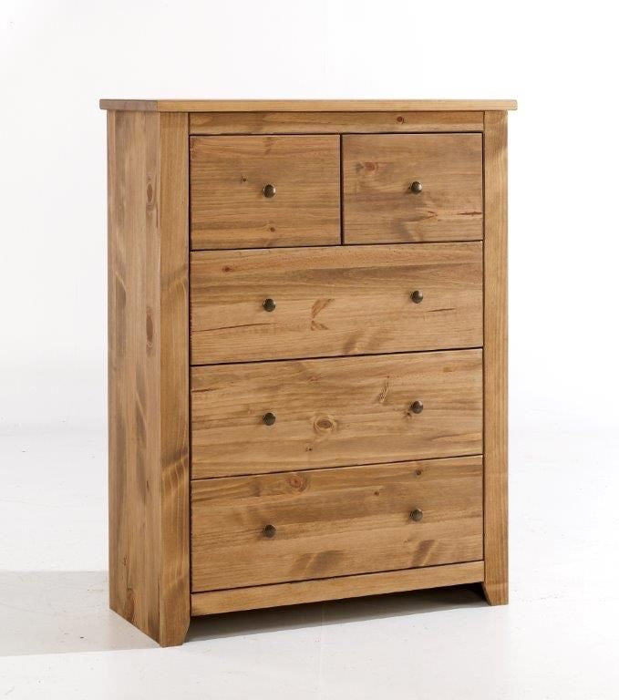 Havana Pine 3+2 Drawer Chest