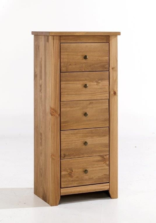 Havana Pine 5 Drawer Chest