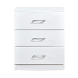 Highbury White 3 Drawer Chest