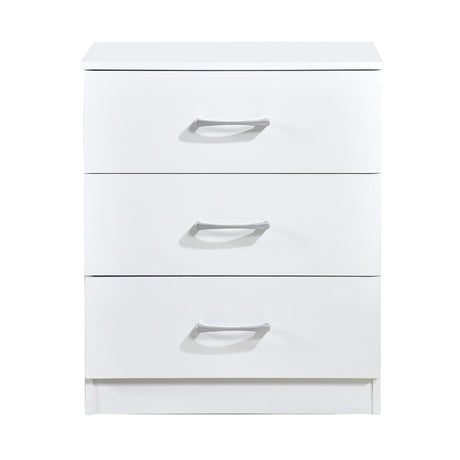 Highbury White 3 Drawer Chest