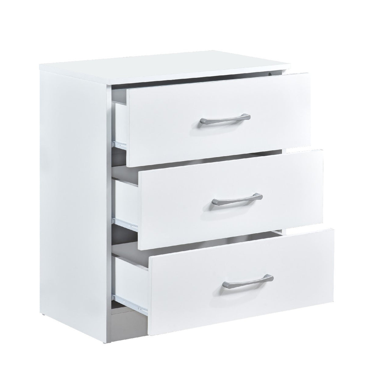 Highbury White 3 Drawer Chest