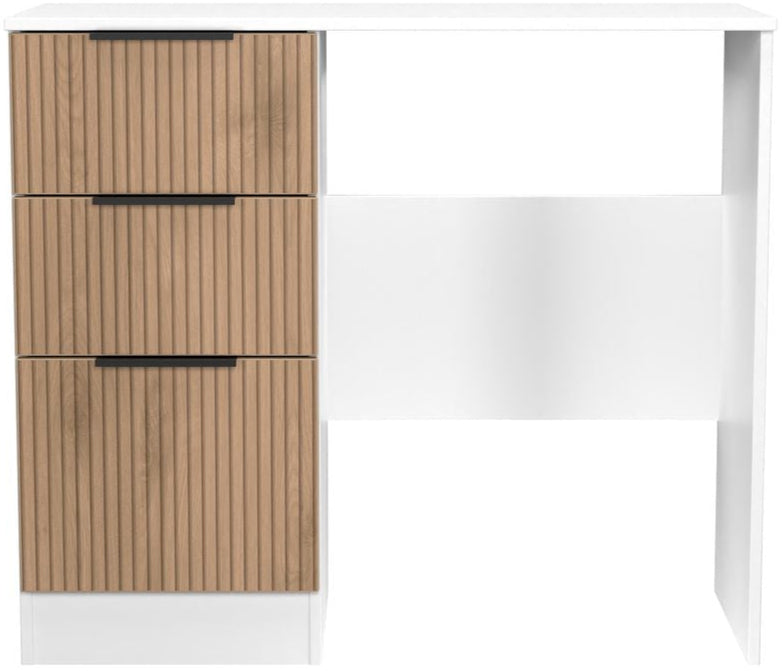 Java 3 Drawer Pedestal Vanity Dressing Table