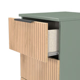 Java 5 Drawer Bedside Table