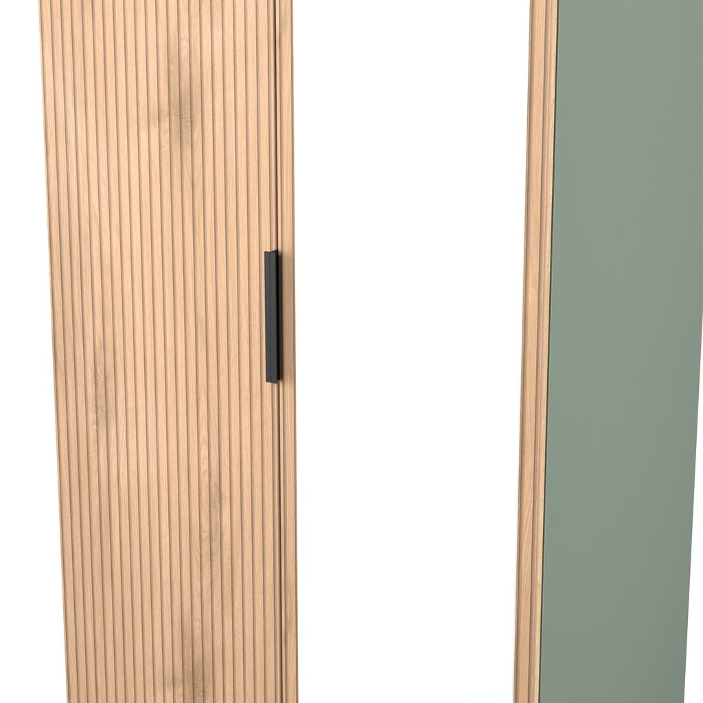 Java Tall Mirrored 2 Door Double Wardrobe