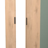 Java Mirrored 3 Door Triple Wardrobe