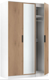 Java Mirrored 3 Door Triple Wardrobe