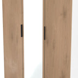 Java Mirrored 3 Door Triple Wardrobe