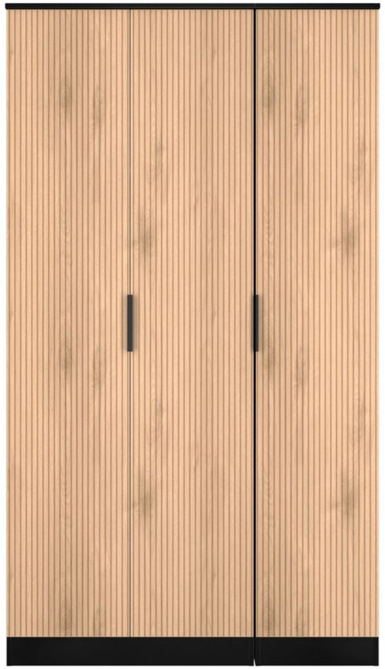 Java Tall 3 Door Triple Wardrobe