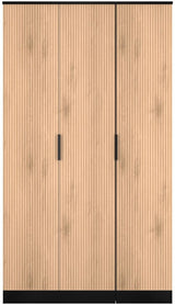 Java Tall 3 Door Triple Wardrobe