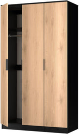 Java Tall 3 Door Triple Wardrobe
