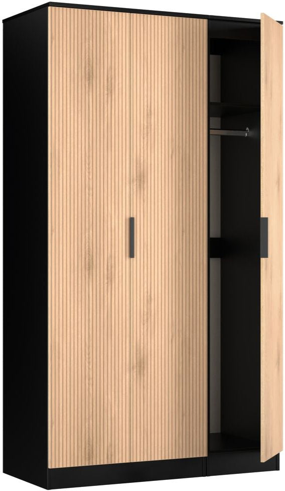 Java Tall 3 Door Triple Wardrobe