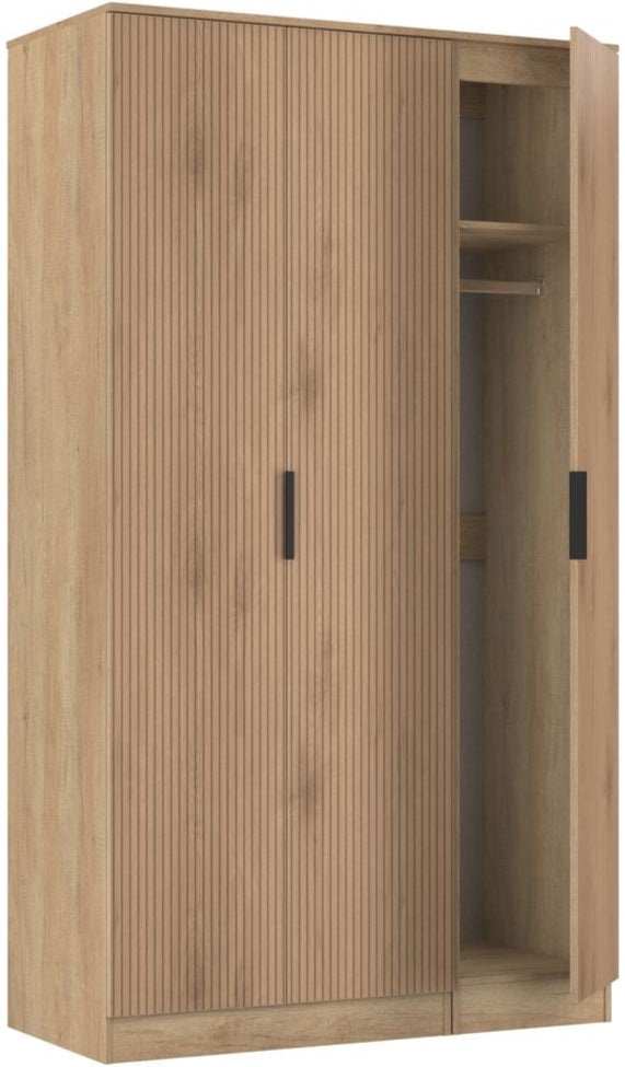 Java Tall 3 Door Triple Wardrobe