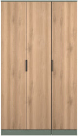 Java Tall 3 Door Triple Wardrobe