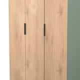 Java Tall 3 Door Triple Wardrobe