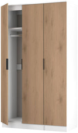 Java Tall 3 Door Triple Wardrobe