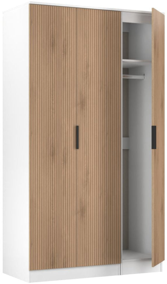Java Tall 3 Door Triple Wardrobe