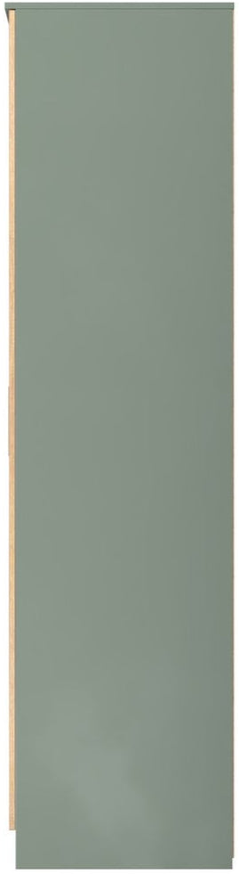 Java Tall 2 Drawer 3 Door Triple Wardrobe