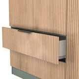 Java Tall 2 Drawer 3 Door Triple Wardrobe