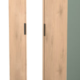 Java Tall Mirrored 3 Door Triple Wardrobe