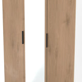 Java Tall Mirrored 3 Door Triple Wardrobe