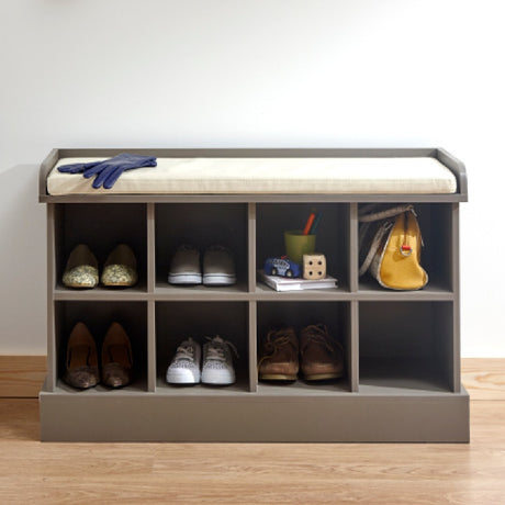 Kempton Shoe Rack with Bench Seat Cushion