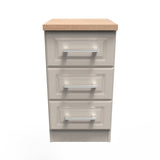 Kent 2 Door Mirrored Double Wardrobe, 3 Drawer Bedsides & 3 Drawer Deep Chest of Drawers