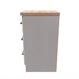 Kent 2 Door Mirrored Double Wardrobe, 3 Drawer Bedsides & 3 Drawer Deep Chest of Drawers