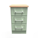 Kent 2 Door Mirrored Double Wardrobe, 3 Drawer Bedsides & 3 Drawer Deep Chest of Drawers