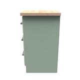 Kent 2 Door Mirrored Double Wardrobe, 3 Drawer Bedsides & 3 Drawer Deep Chest of Drawers