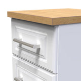 Kent 2 Door Mirrored Double Wardrobe, 3 Drawer Bedsides & 3 Drawer Deep Chest of Drawers