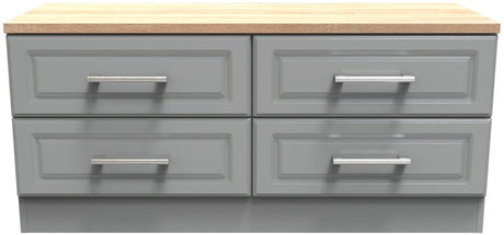 Kent 4 Drawer Bed Box with Oak Top