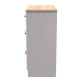 Kent 2 Door Mirrored Double Wardrobe, 3 Drawer Bedsides & 3 Drawer Deep Chest of Drawers