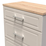 Kent 2 Door Mirrored Double Wardrobe, 3 Drawer Bedsides & 3 Drawer Deep Chest of Drawers