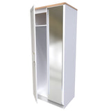 Kent 2 Door Mirrored Double Wardrobe, 3 Drawer Bedsides & 3 Drawer Deep Chest of Drawers
