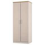 Kent 2 Door Double Wardrobe, 3 Drawer Bedside & 3 Drawer Deep Chest of Drawers